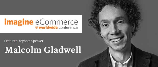 Malcolm Gladwell as a keynote speaker at Magento Imagine 2014