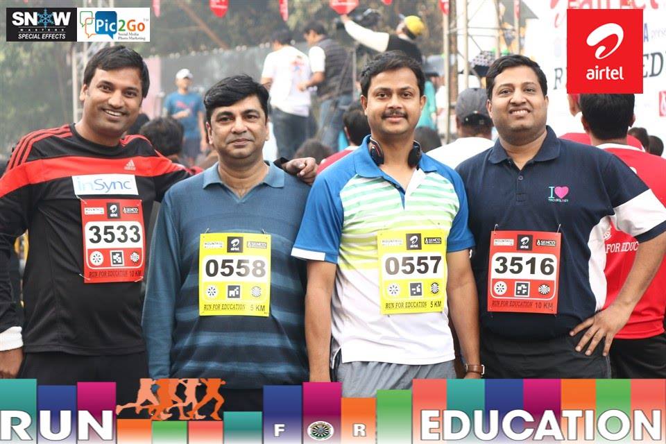 airtel run for education- Insync