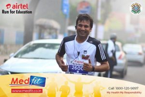 Atul Gupta at Airtel Marathon 2016