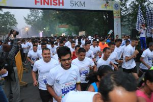 Insync at the Airtel Marathon 2016