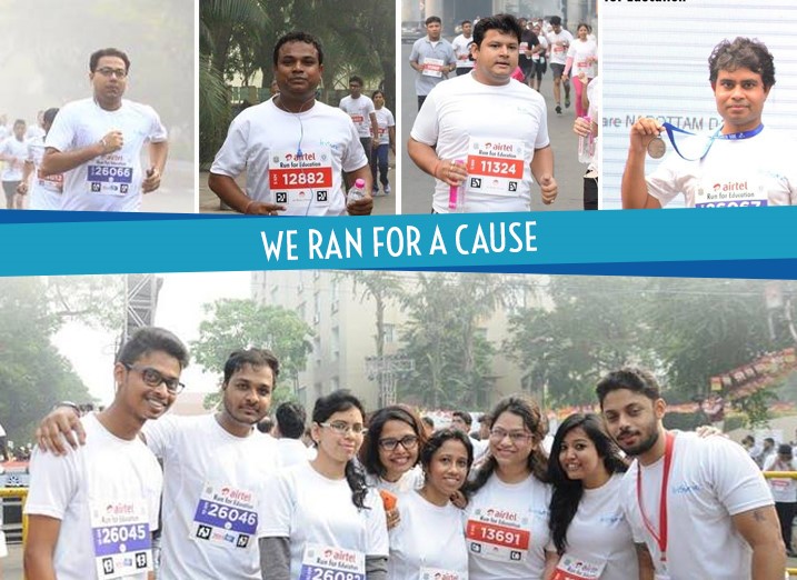 InSync at the Airtel Run For Education Marathon 2016