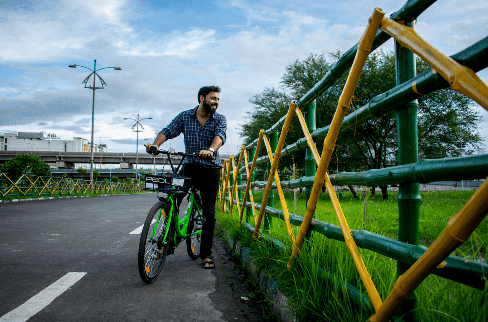 InSync-Team-using-PEDL-cycles-in-Rajarhat