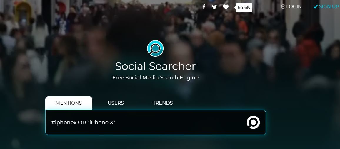 Social Searcher