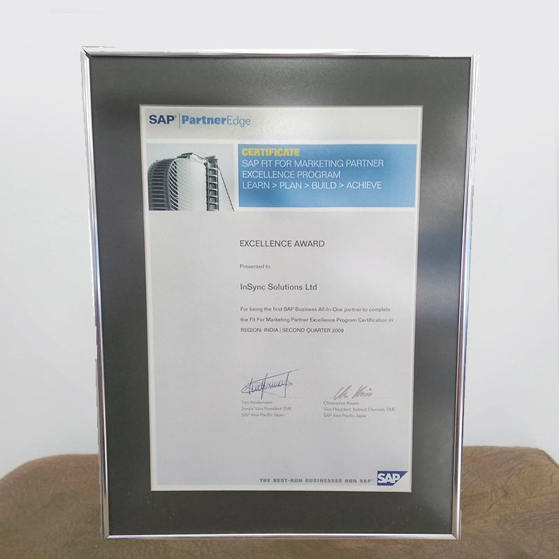 SAP Excellence Award